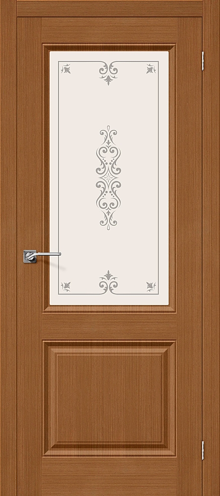 Дверь межкомнатная шпон файн-лайн Браво Скинни Статус-13 Ф-11 (Орех)