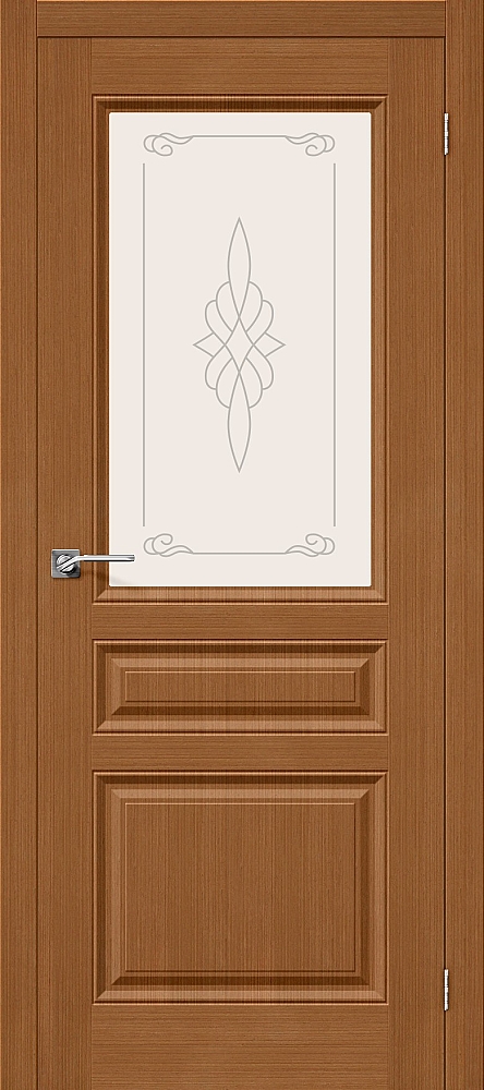 Дверь межкомнатная шпон файн-лайн Браво Скинни Статус-15 Ф-11 (Орех)