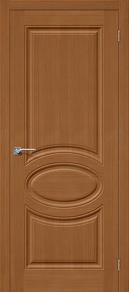 Дверь межкомнатная шпон файн-лайн Браво Скинни Статус-20  Ф-11 (Орех)