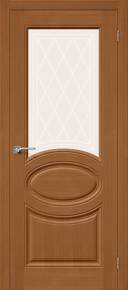 Дверь межкомнатная шпон файн-лайн Браво Скинни Статус-21 Ф-11 (Орех)