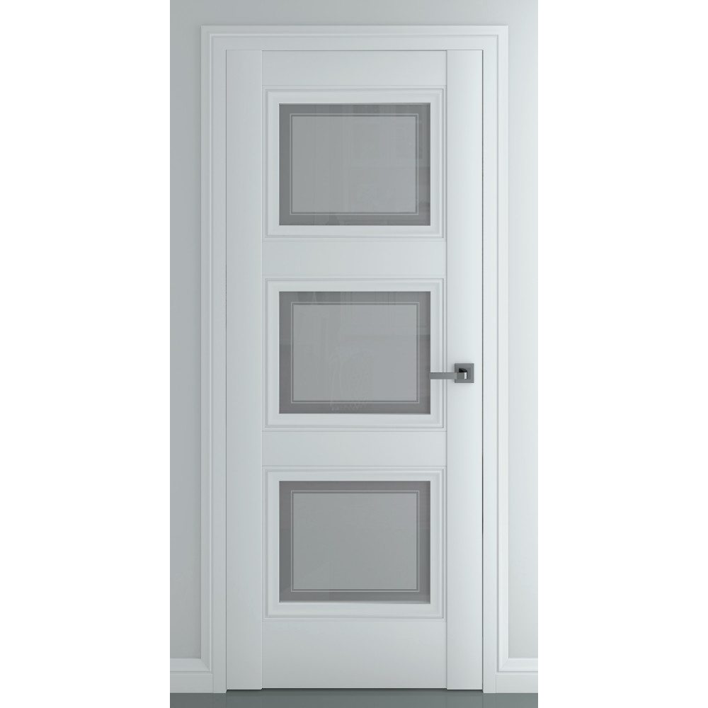 Дверь Zadoor Classic Baguette Гранд В3 с остеклением