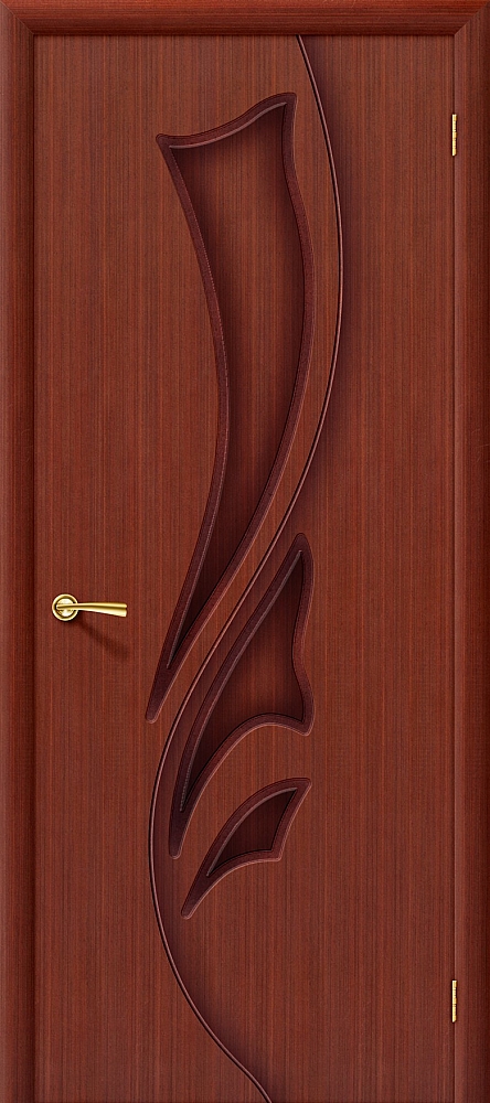 Дверь межкомнатная шпон файн-лайн Браво Стандарт-Эксклюзив  Ф-15 (Макоре)