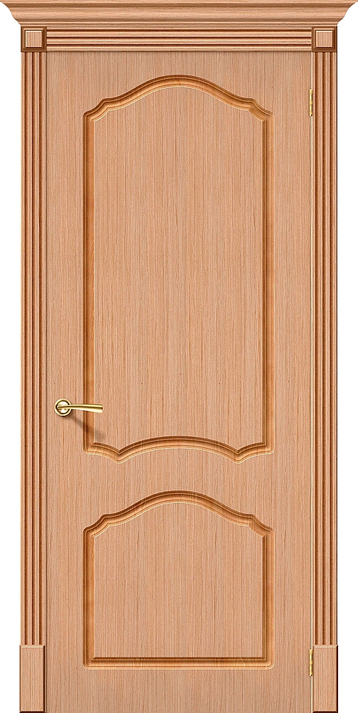 Дверь межкомнатная шпон файн-лайн Браво Стандарт-Каролина  Ф-01 (Дуб)