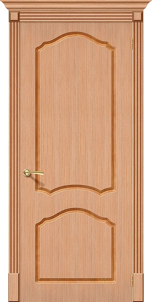 Дверь межкомнатная шпон файн-лайн Браво Стандарт-Каролина  Ф-01 (Дуб)