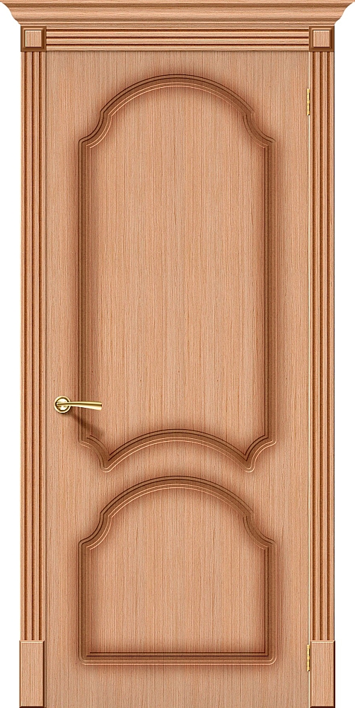 Дверь межкомнатная шпон файн-лайн Браво Стандарт-Соната  Ф-01 (Дуб)