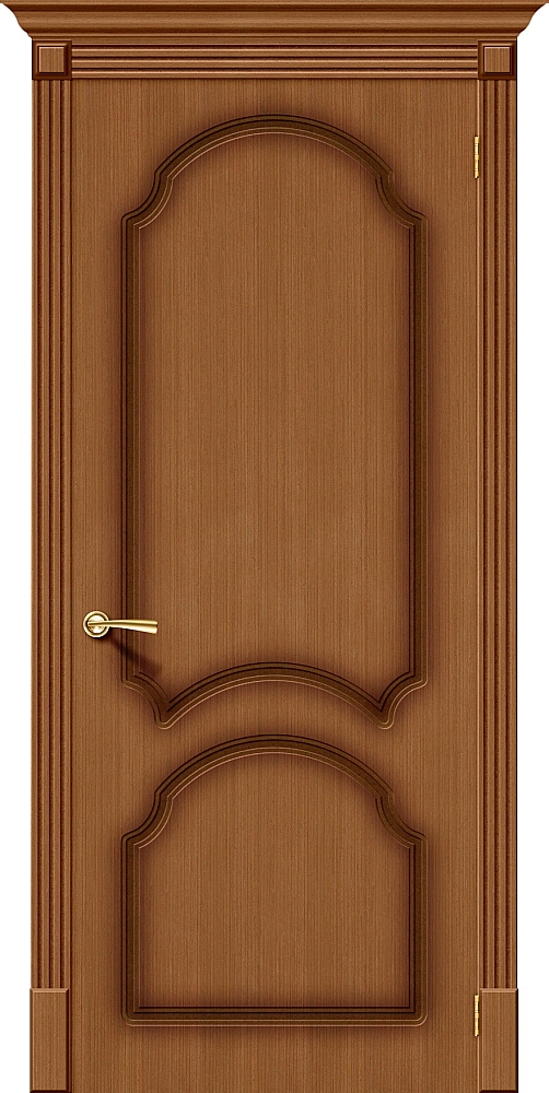 Дверь межкомнатная шпон файн-лайн Браво Стандарт-Соната  Ф-11 (Орех)