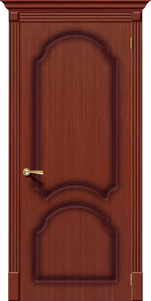 Дверь межкомнатная шпон файн-лайн Браво Стандарт-Соната  Ф-15 (Макоре)
