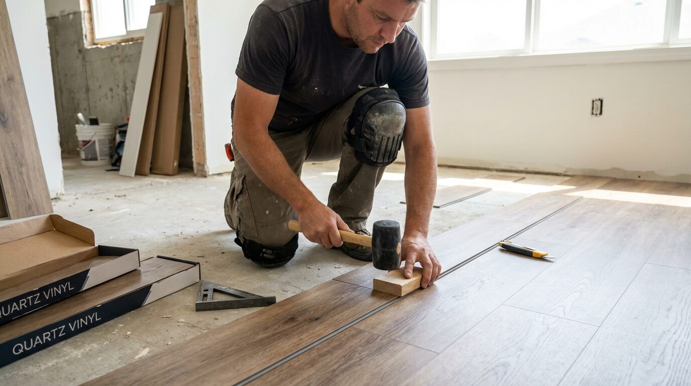 Кварцвинил: что это, плюсы и минусы материала для пола