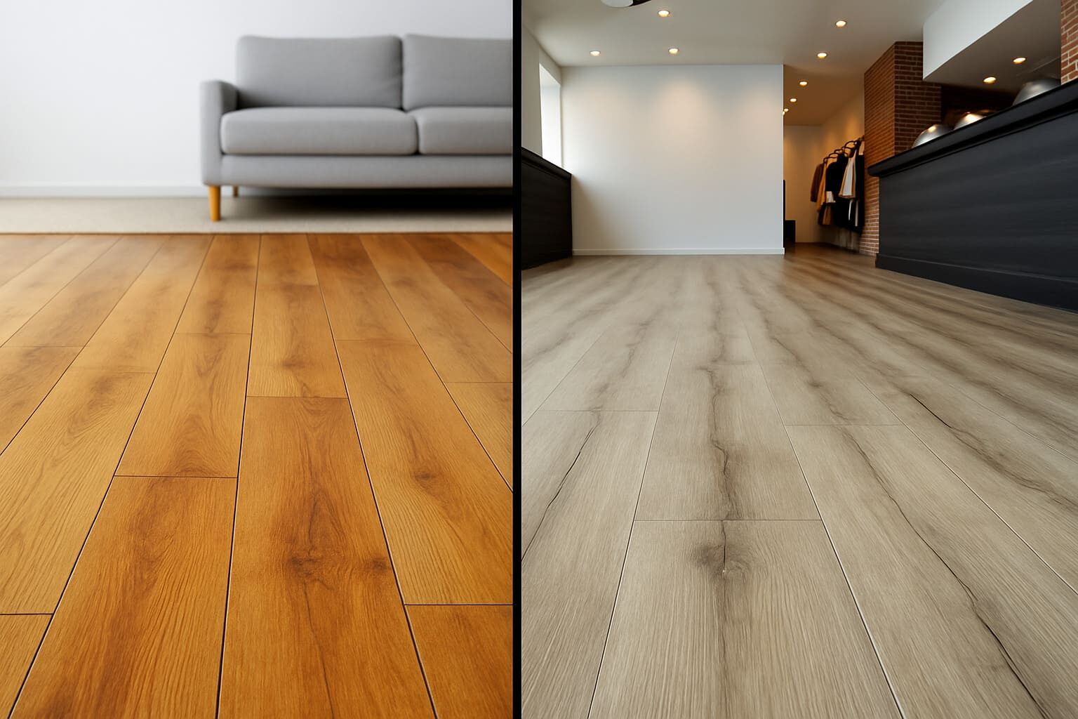 Ламинат или кварцвинил: что лучше для пола