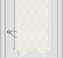 Дверь межкомнатная Браво Скинни-33 Fresco / White Crystal