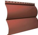 Акриловый сайдинг Альта-Профиль Двухпереломный Blockhouse Красно-коричневый