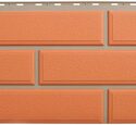 Цокольный сайдинг Альта-Профиль Камень Венецианский Терракотовый