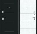 Входная дверь Браво R Граффити-1 Инсайд Букле черное / Snow Art
