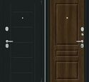 Входная дверь Браво R Пик Букле черное / Dark Barnwood