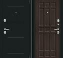Входная дверь Браво R Мило Букле черное / Wenge Veralinga