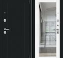 Входная дверь Браво R Флэш Букле черное / Snow Melinga