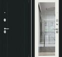 Входная дверь Браво R Флэш Букле черное / Off-white