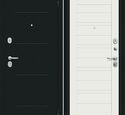 Входная дверь Браво R Сити Kale Букле черное / Off-white
