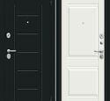 Входная дверь Браво R Некст Kale Букле черное / Off-white