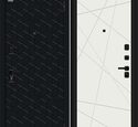 Входная дверь Браво R Кьюб (RBE) Total Black / Super White