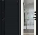 Входная дверь Браво N Лайнер-3 Total Black / Off-white