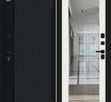 Входная дверь Браво N Матрикс-3 Total Black / Off-white