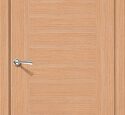 Дверь межкомнатная Браво Шпон файн-лайн Рондо  Ф-05 (Дуб)