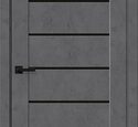 Дверь межкомнатная Браво-22 Slate Art / Black Shine