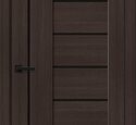Дверь межкомнатная Браво-29 Wenge Melinga / Black Shine