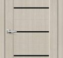 Дверь межкомнатная Браво Мода-22 Black Line Cream Melinga