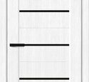 Дверь межкомнатная Браво Мода-22 Black Line Snow Melinga