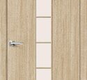Дверь межкомнатная Браво-2С Л-21 (БелДуб) / Сатинато