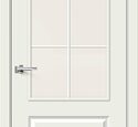 Дверь межкомнатная Браво-32С Л-04 (Белый) / Magic Fog