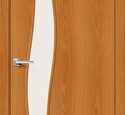 Дверь межкомнатная Браво-6С Л-12 (МиланОрех)