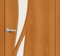 Дверь межкомнатная Браво-8С Л-12 (МиланОрех)