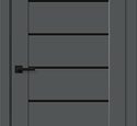 Дверь межкомнатная Браво-22 Black Shine Stormy Silk