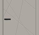 Дверь межкомнатная Браво Граффити-5.Д Grey Pro