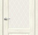 Дверь межкомнатная Браво Неоклассик-33 Nordic Oak / White Сrystal