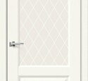 Дверь межкомнатная Браво Неоклассик-33 White Wood / White Сrystal