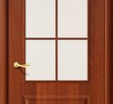 Дверь межкомнатная Браво Палитра Л-11 (ИталОрех) Остекленная