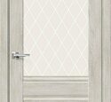 Дверь межкомнатная Браво Прима-3 Chalet Provence / White Сrystal