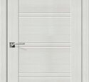 Дверь межкомнатная эко шпон Браво Порта-28 Bianco Veralinga