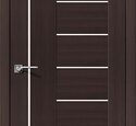 Дверь межкомнатная эко шпон Браво Порта-29 Wenge Veralinga / Magic Fog