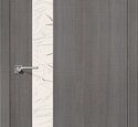 Дверь межкомнатная эко шпон Браво Порта-51 SA Grey Crosscut