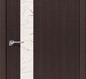 Дверь межкомнатная эко шпон Браво Порта-51 SA Wenge Crosscut