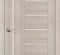 Дверь межкомнатная эко шпон Браво Порта-29 Cappuccino Veralinga/Magic Fog