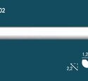 Карниз гладкий Перфект Plus P02