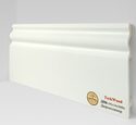 Плинтус дюрополимер Teckwood 95x14x2000 мм Белый ДП6
