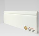 Плинтус дюрополимер Teckwood 80x12x2000 мм Белый ДП4
