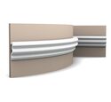 Молдинг гладкий из полиуретана Orac Decor Luxxus P4025F